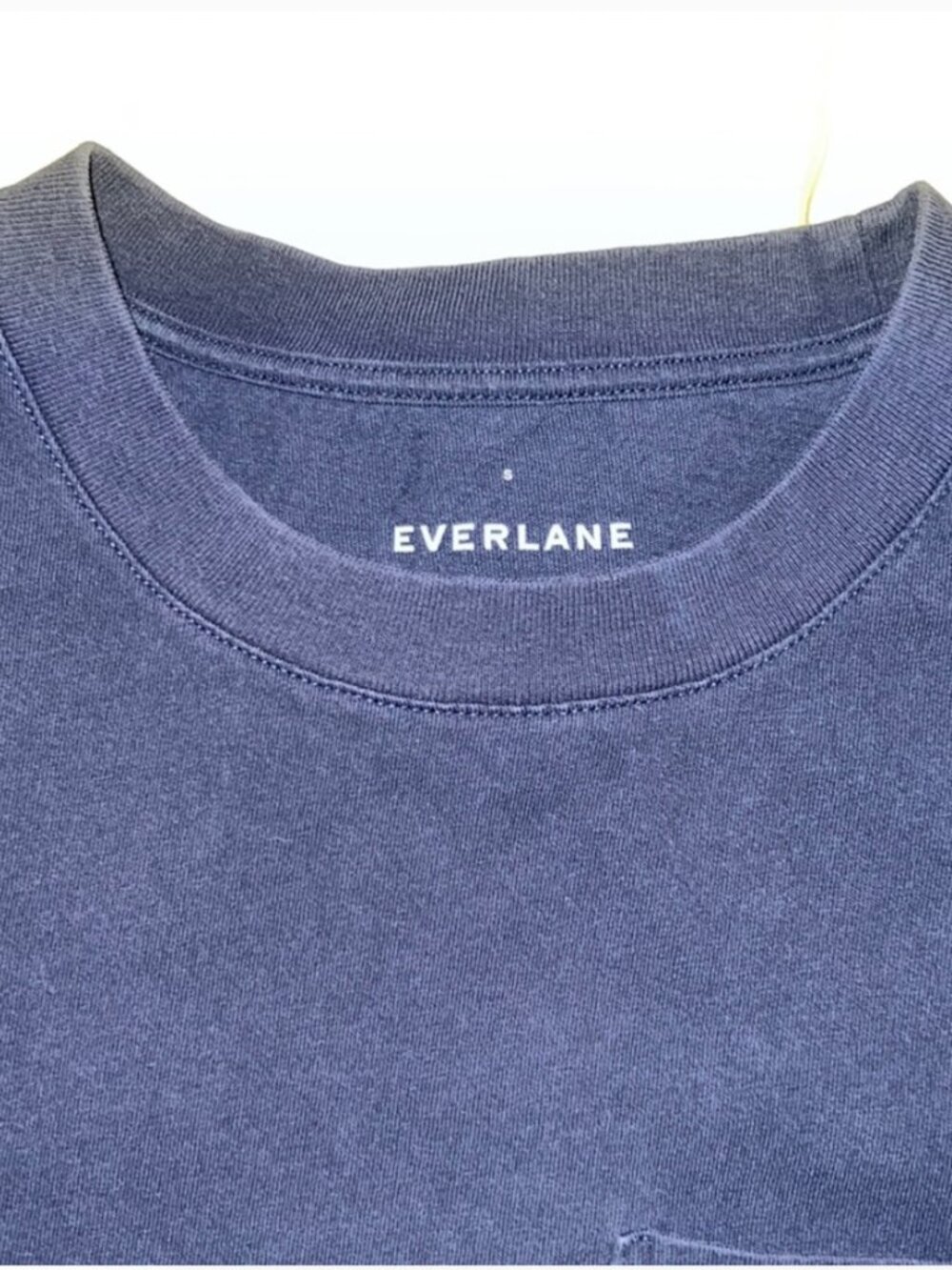 Everlane Weekend Tee Dress Organic Cotton Navy Blue Size small - Picture 4 of 4